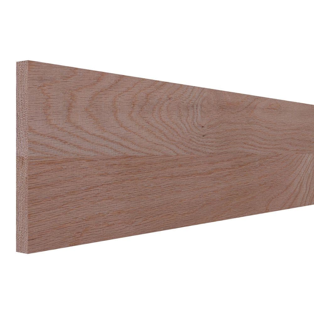 0.75 in. T x 7.25 in. W x 4 ft. L Unfinished Natural Red Oak Wood Board price history on PriceWatchPro