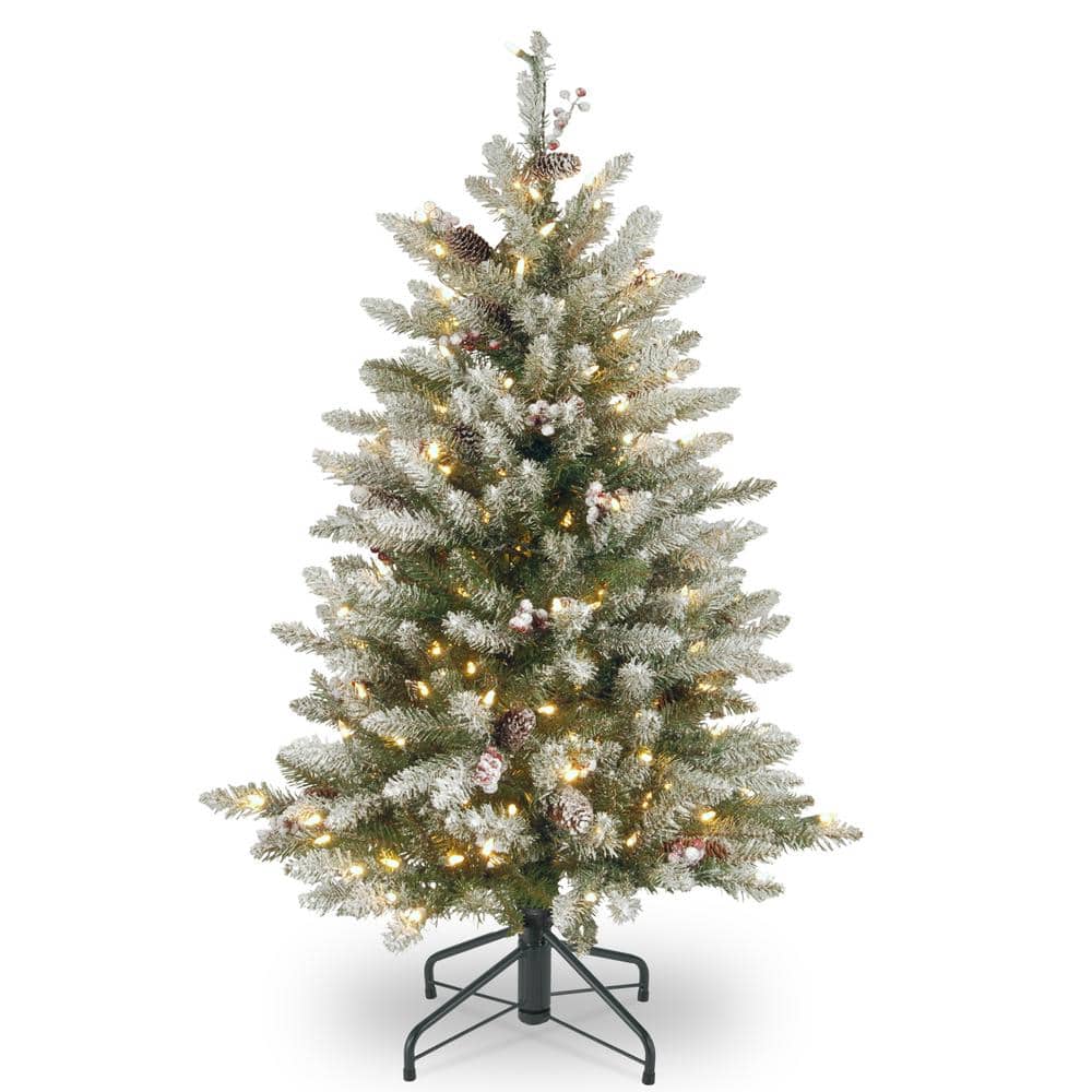4.5 ft. Pre-Lit Dunhill Fir Slim Tree with Clear Lights main image 0