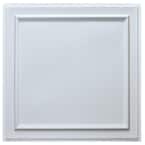 uDecor Belgium 2 ft. x 2 ft. Lay-in or Glue-up Ceiling Tile in White ...