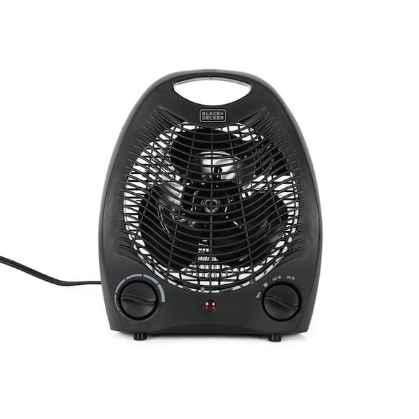 BLACK+DECKER Personal Portable Electric Space Heater in Black BHD101B - The  Home Depot
