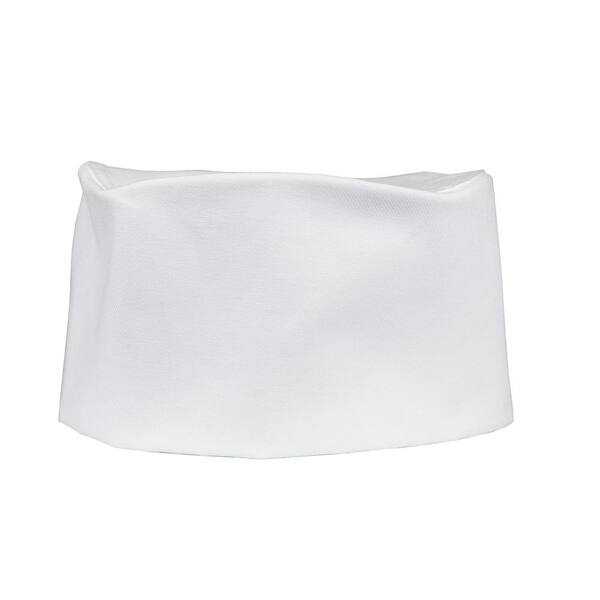White Oversized Fabric Chef Hat 