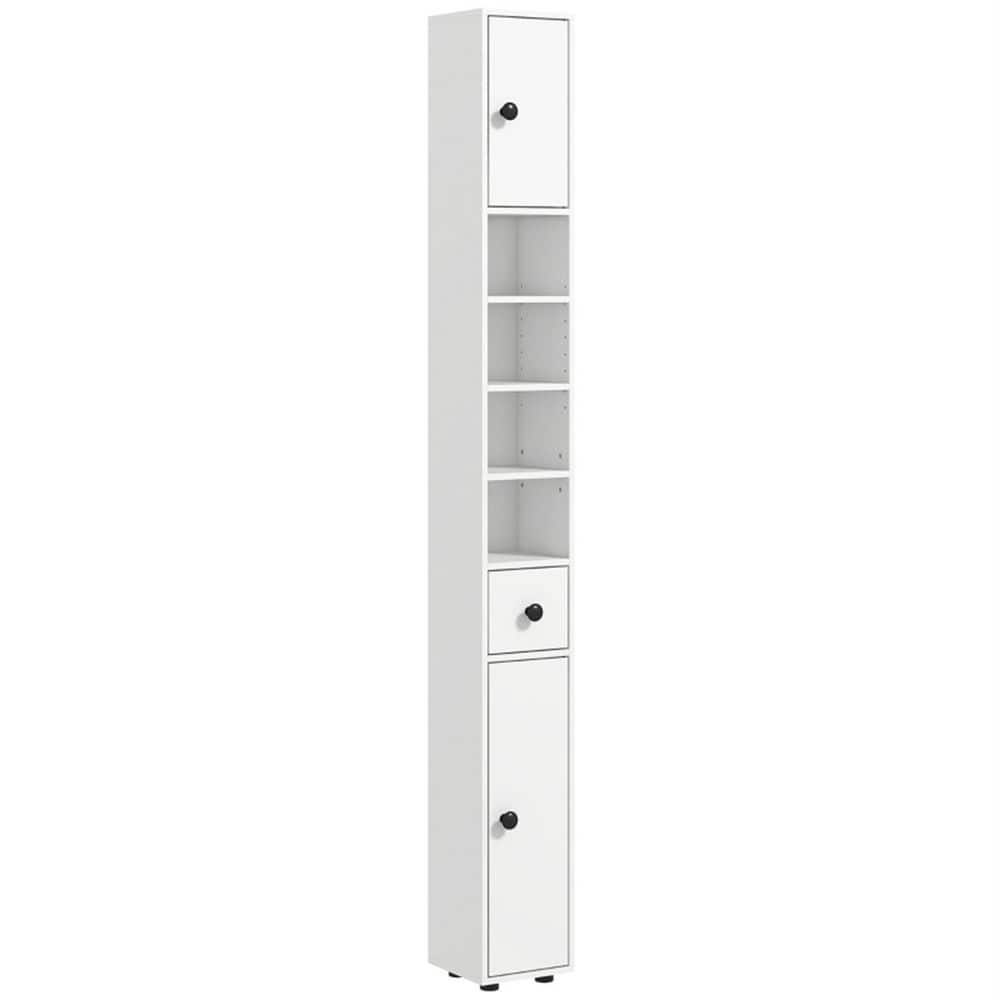 7.5 in W x 7.5 in D x 70.75 in H Small Bathroom Slim Corner Storage Cabinet Toilet Paper Cabinet price history on PriceWatchPro