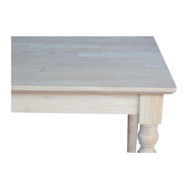 International Concepts Unfinished, What Is Parawood On Dining Table