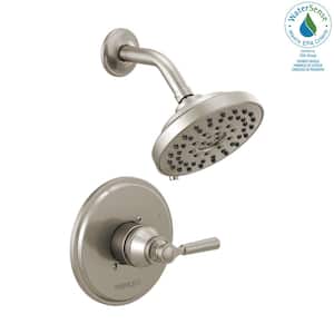 Westchester 1-Handle Wall Mount Shower Faucet Trim Kit in Brushed Nickel (Valve not Included)