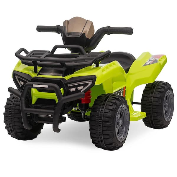 Kids ATV 4-Wheeler, 6V Ride on Toy Car for Toddlers Boys and Girls, 1.8 Mph Max Speed, Wear-Resistant Wheels, Red