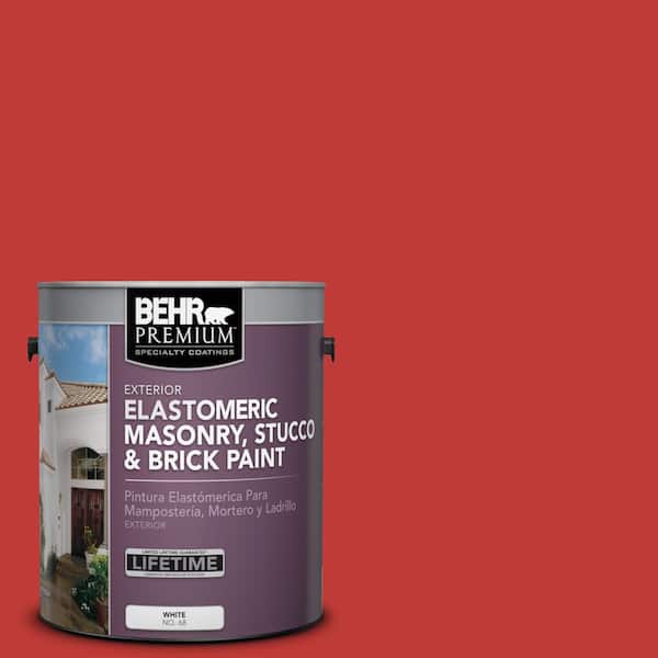 BEHR PREMIUM 1 gal. #P150-7 Flirt Alert Elastomeric Masonry, Stucco and Brick Exterior Paint