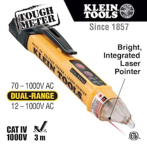 Dual-Range Non-Contact Voltage Tester with Laser Pointer