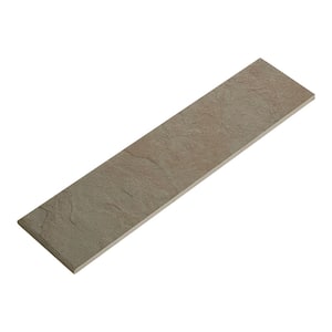 Continental Slate Brazilian Green 3 in. x 12 in. Porcelain Bullnose Floor and Wall Tile (0.25702 sq. ft. / piece)