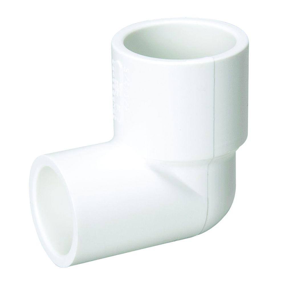 Mueller Streamline 1-1/2 in. x 1 in. PVC Schedule 40 Reducing 90-Degree ...