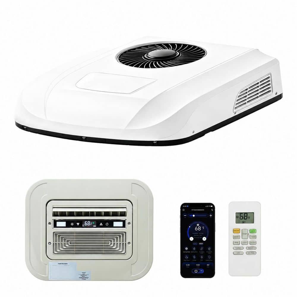 Ultra-Slim Series 12V Inverter RV Air Conditioner Mini Body with Heating Dehumidify Ventilation for Camper Van price history on PriceWatchPro