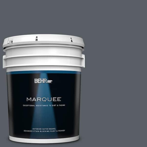 BEHR MARQUEE 5 gal. #760F-6 Distant Thunder Satin Enamel Exterior Paint & Primer