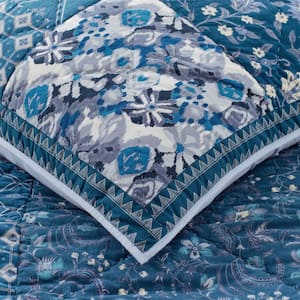 Shobha  Patchwork Quilted Cotton Sham