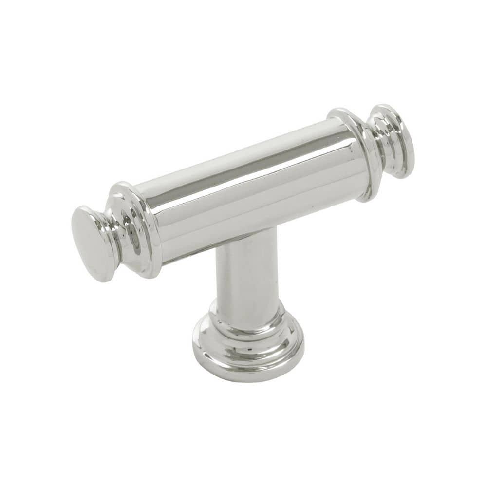 Berkshire Collection 2-1/8 in. x 11/16 in. Polished Nickel Bar Cabinet Knob price history on PriceWatchPro