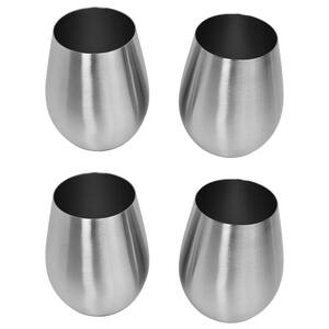 Stemless Stainless Wine Glass (4-Pack)