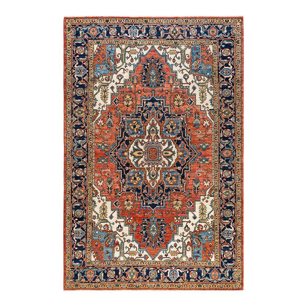 Serapi Red 6 ft. x 9 ft. Tribal Wool Indoor Area Rug price history on PriceWatchPro