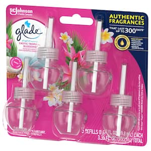 3.35 fl. oz. Exotic Tropical Blossoms Scented Oil Plug-In Air Freshener Refill (5-Count)