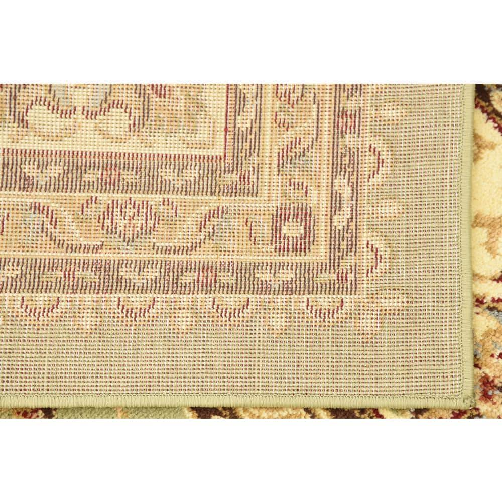 Aditi Elegance Green Rectangular Indoor Area Rug (8' x 10')