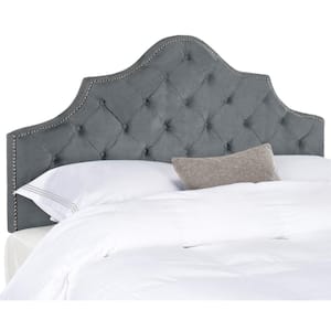 Arebelle Gray King Upholstered Headboard