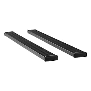 Grip Step Black Aluminum 102-In Wheel to Wheel Running Boards, Select Ford F-150 Crew Cab 5'6" Bed