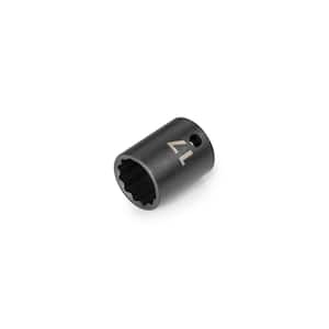 3/8 in. Drive x 17 mm 12-Point Impact Socket