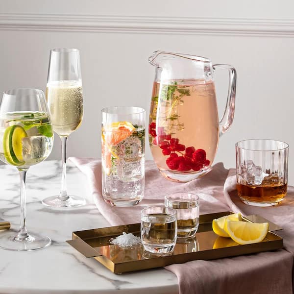 Villeroy & Boch 10 oz. Rose Garden Highball Glass Set (Set