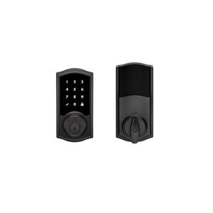 Premis Touchscreen Smart Lock Venetian Bronze Single Cylinder Keypad Electronic Deadbolt Featuring SmartKey Security