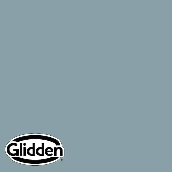 Glidden Premium 1 qt. Symphony Of Blue PPG1035-4 Satin Exterior Latex Paint