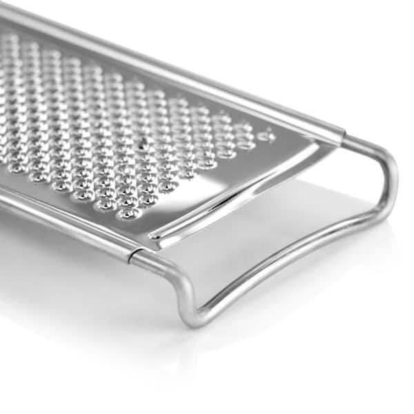 MARTHA STEWART Taupe Stainless Steel Handheld Grater and Zester