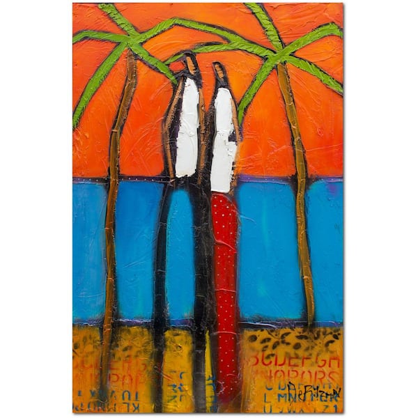 Courtside Market William DeBilzan Untitiled 3 18 in. x 26 in. Gallery-Wrapped Canvas Wall Art