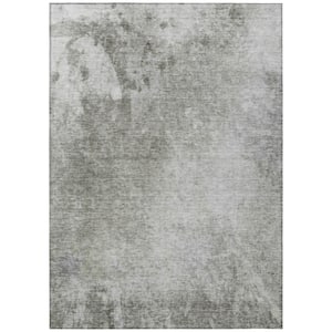 Chantille ACN562 Gray 10 ft. x 14 ft. Machine Washable Indoor/Outdoor Geometric Area Rug