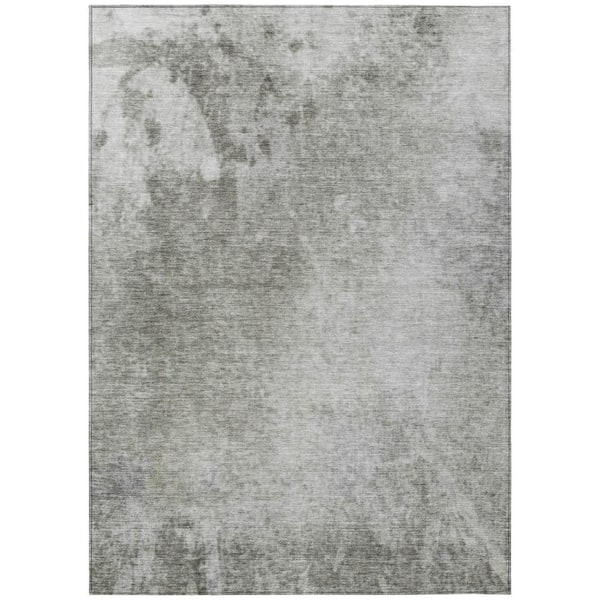 Addison Rugs Chantille ACN562 Gray 10 ft. x 14 ft. Machine Washable Indoor/Outdoor Geometric Area Rug