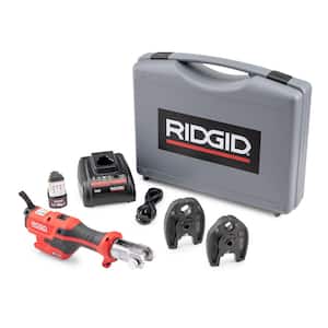 RP 115 Mini Press Tool Kit for 1/2 in. - 3/4 in. Copper & Stainless Fittings with 12V Li-Ion Battery (Includes 6 Items)