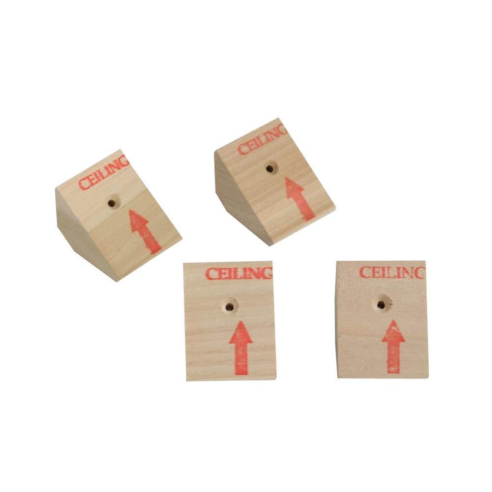 712BLKKIT 1-5/8 in. x 2 in. x 2-1/4 in. White Hardwood Unfinished Colonial 712WHW Crown Installation Block Kit Moulding price history on PriceWatchPro