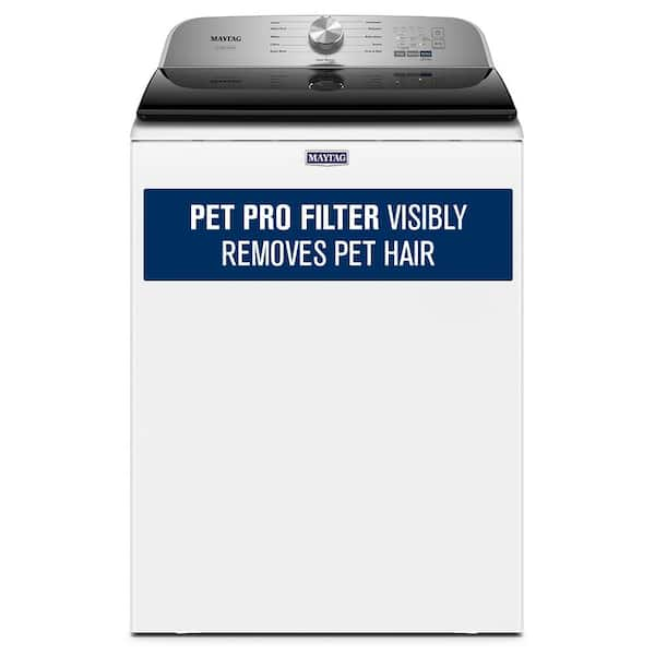 4.7 cu. ft. Pet Pro Top Load Washer in White