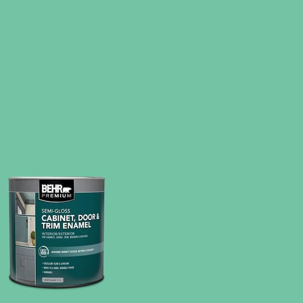 BEHR Premium Plus 5 gal. #P420-4A Gem Silica Semi-Gloss Enamel Low Odor Interior Paint & Primer