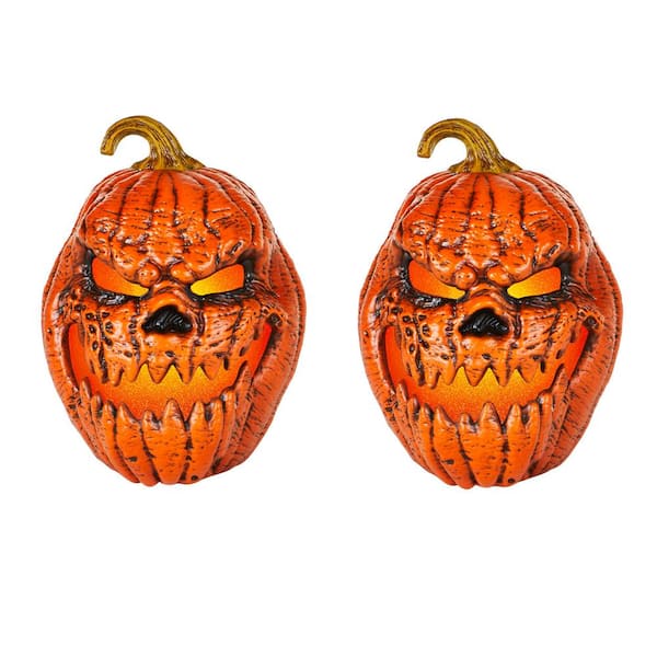 Home Accents Holiday 2 Pack 21 in. Grimacing JackOLantern 5202410