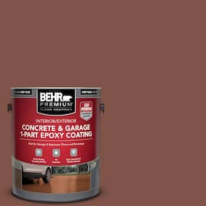 1 gal. #SC-118 Terra Cotta Self-Priming 1-Part Epoxy Satin Interior/Exterior Concrete and Garage Floor Paint