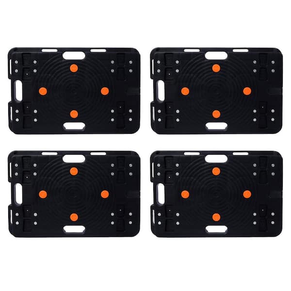 Ami 4 Piece Moving Dolly Heavy Duty Furniture Rolling Mover 330 lbs. Capacity Each Count Dolly