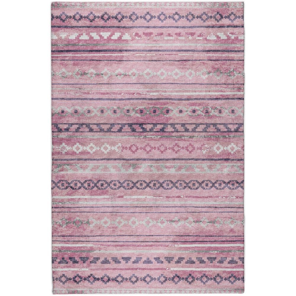 Dream Shag Premium Machine Washable Abstract ADS116 Pink 10 ft. x 14 ft. Area Rug price history on PriceWatchPro