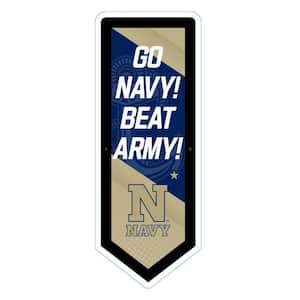9 in. x 23 in. US Naval Academy Pennant Plug-in LED Lighted Sign