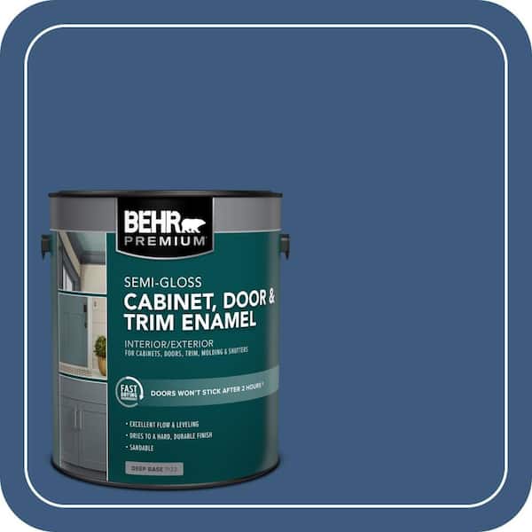 Admiral 今季　トップス　M ブルー BEHR PREMIUM 1 gal. #M520-7 Admiral Blue Semi-Gloss Enamel