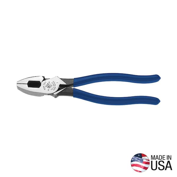 Klein Tools 9 in. High Leverage Side Cutting Pliers with Tape Pulling