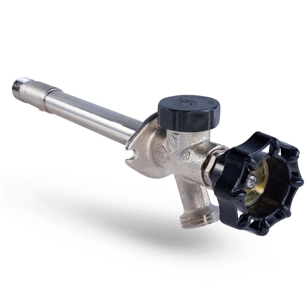 3/4 in. Hose Bib MIP/Sweat Connection 4 in. Anti-Siphon Sillcock Valve Frost Free Outdoor Wall Faucet with 1/2 in. price history on PriceWatchPro