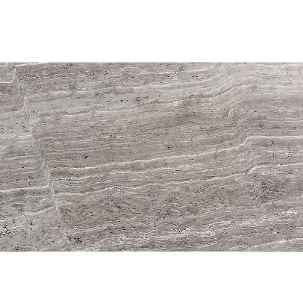 Apollo Tile Wooden Beige 4 in. x 5 in. Polished Marble Subway Tile Sample (0.13 sq. ft./Piece)