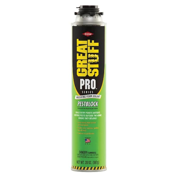 Pest Block Dow 20 oz. Pestblock Pro Insulating Foam Sealant 11073754 - The Home Depot