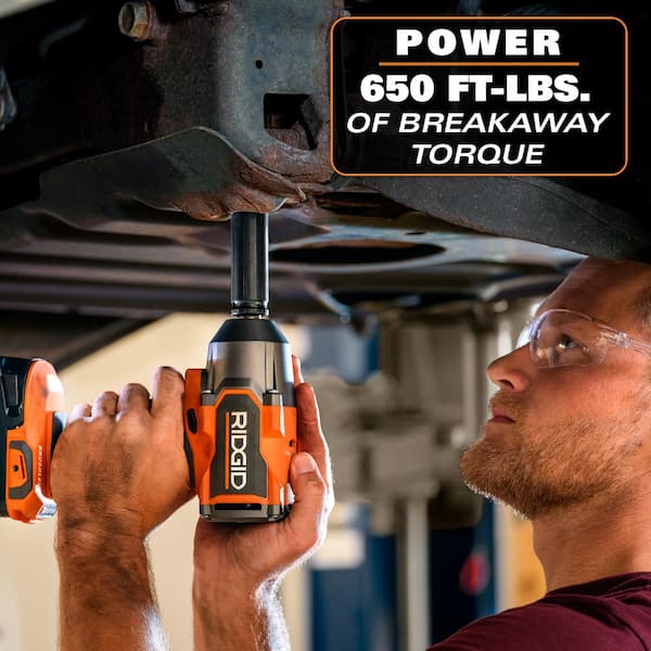 RIDGID 18V Brushless Cordless 1/2 in. Impact Wrench Kit with 6.0