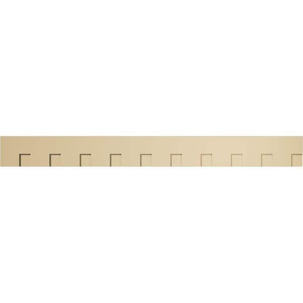 Ekena Millwork 1 in. D x 9 in. W x 90 in. L Primed Polyurethane Panel Moulding