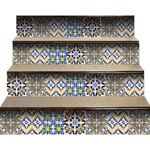 Addison Mosaic 4 in. x 4 in. Vinyl Peel and Stick Removable Tile Stickers (2.64 sq. ft./Pack)