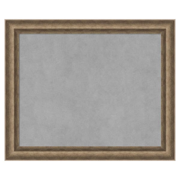Amanti Art Angled Bronze 23 in. x 19 in. Framed Magnetic Board