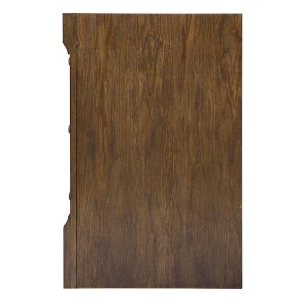 Creedmoor 30 in. W x 34 in. H Vanity Cabinet Only in Walnut